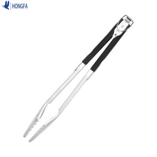 Amazon Best Selling BBQ Stainless Steel Grill Tools Set Camping Grill Set Fork Spatula Tongs Three-Piece Set