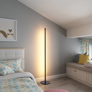 Floor Lamp Bedroom Bedside Lamp Modern Simple Floor Table Lamp Living Room TV Background Wall Ins Minimalist Atmosphere Lamp