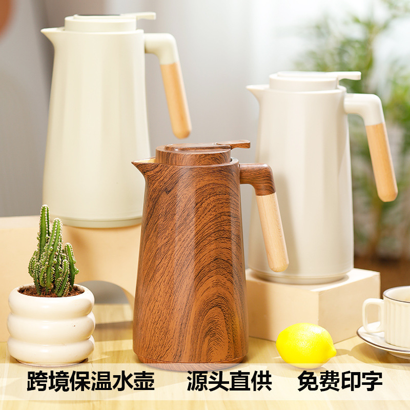 Cross-Border Insulated Water Kettle Household Wooden Handle Large Capacity Coffee Pot Dormitory Thermo Hot Water Water Kettle Insulated Water Kettle Cup Convenient Cross-Border Insulated Water Kettle Household Wooden Handle Large Capacity Coffee Pot Dormitory Thermo Hot Water Water Kettle Insulated Water Kettle Cup Convenient