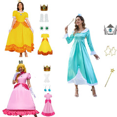 ハロウィンコスチューム大人シンデレラ白雪ベルアリスピーチプリンセスパーティーコスチューム卸売