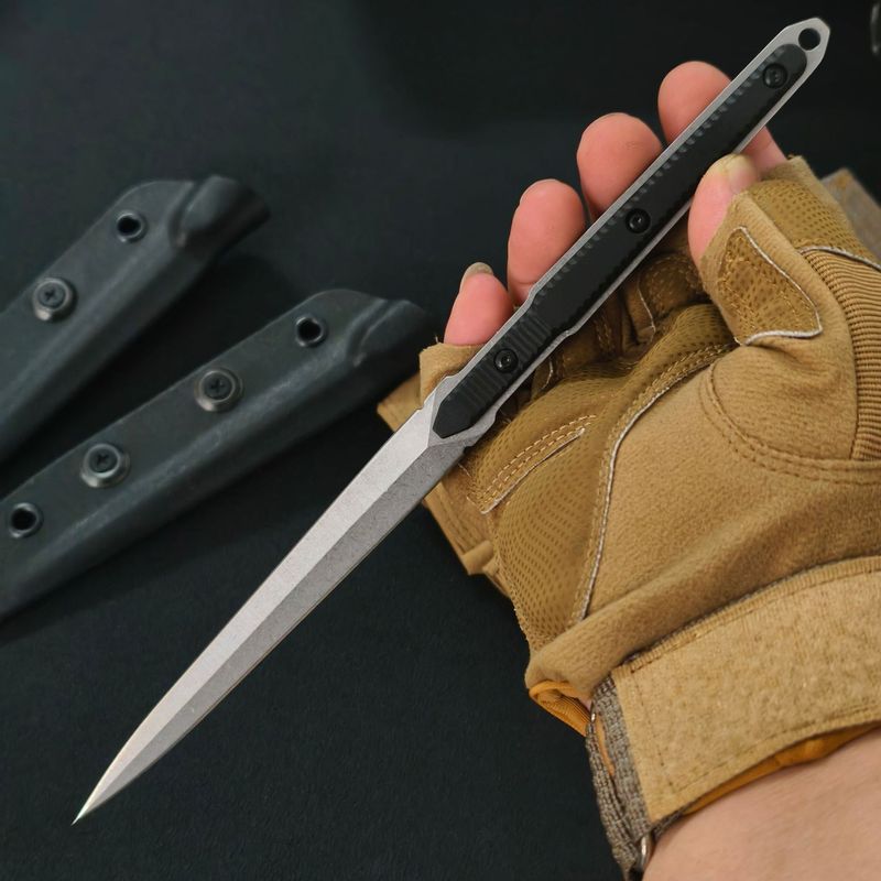 [Icicle Needle] 新しい小型ティーナイフ屋外戦術的な個人兵士シリーズ自己防衛オールインワンキール滑り止めアイスブレーカーポインター|undefined