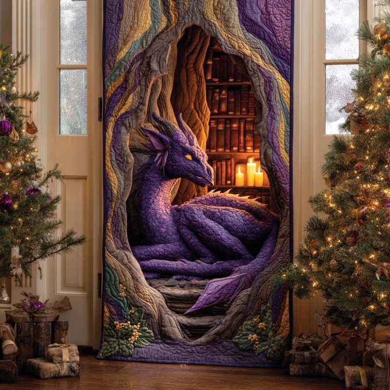 Cross-Border Foreign Trade Custom Art Quilted Door Curtains Home Decoration Door Curtains Digital Printing Source Manufacturer Wholesale