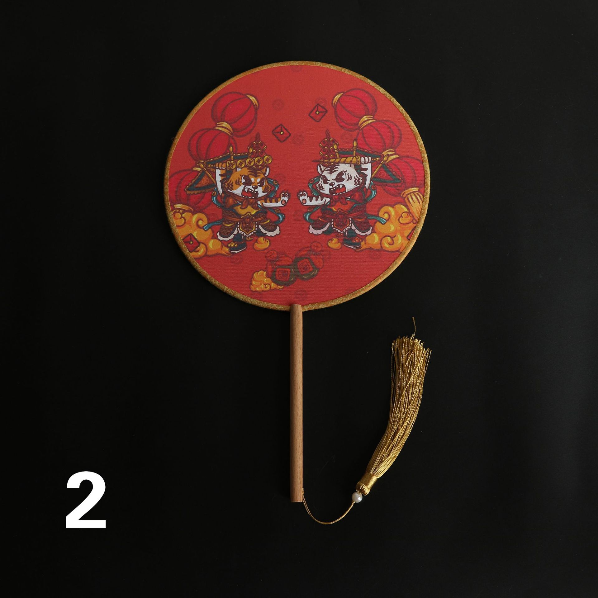 Entrega de una pieza dama de honor de moda Nacional mejor hombre ventilador danza foto paño de doble cara ventilador de la boda al por mayor ventilador de publicidad de dibujos animados