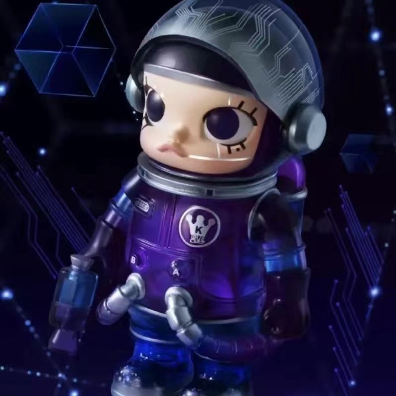 POPMART泡泡玛特SPACE MOLLY100%二代系列盲盒3周年纪念手办礼物|undefined