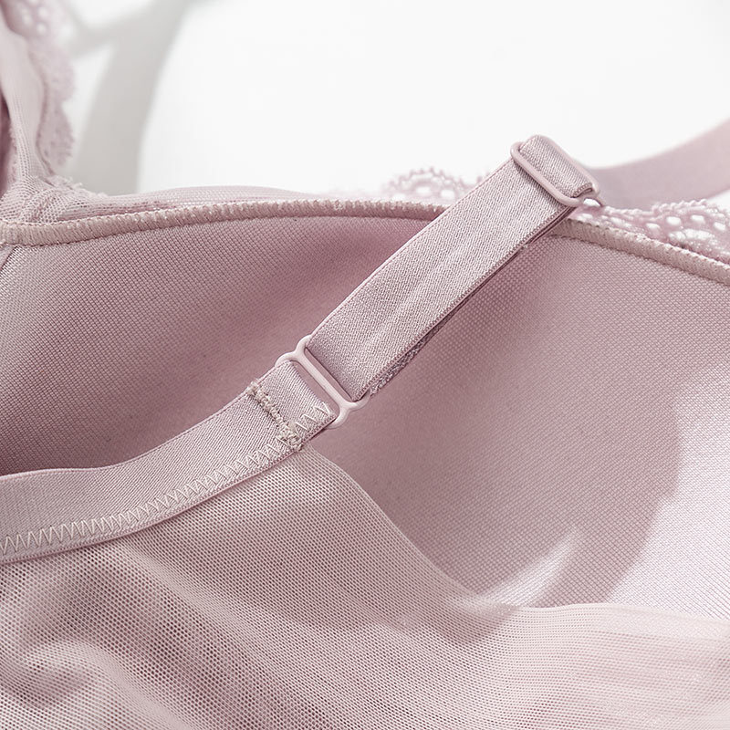Silk summer thin wireless bra