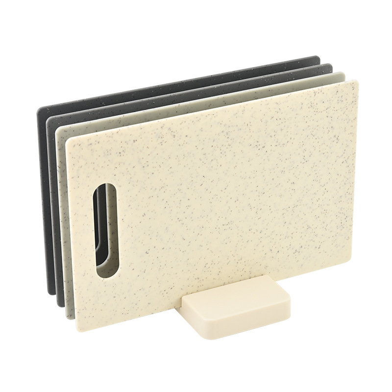 Tabla de corte de clasificación engrosada Juego de 4 piezas multifuncional hogar suplemento de alimentos para bebés tabla de cortar de plástico tabla de cortar de frutas