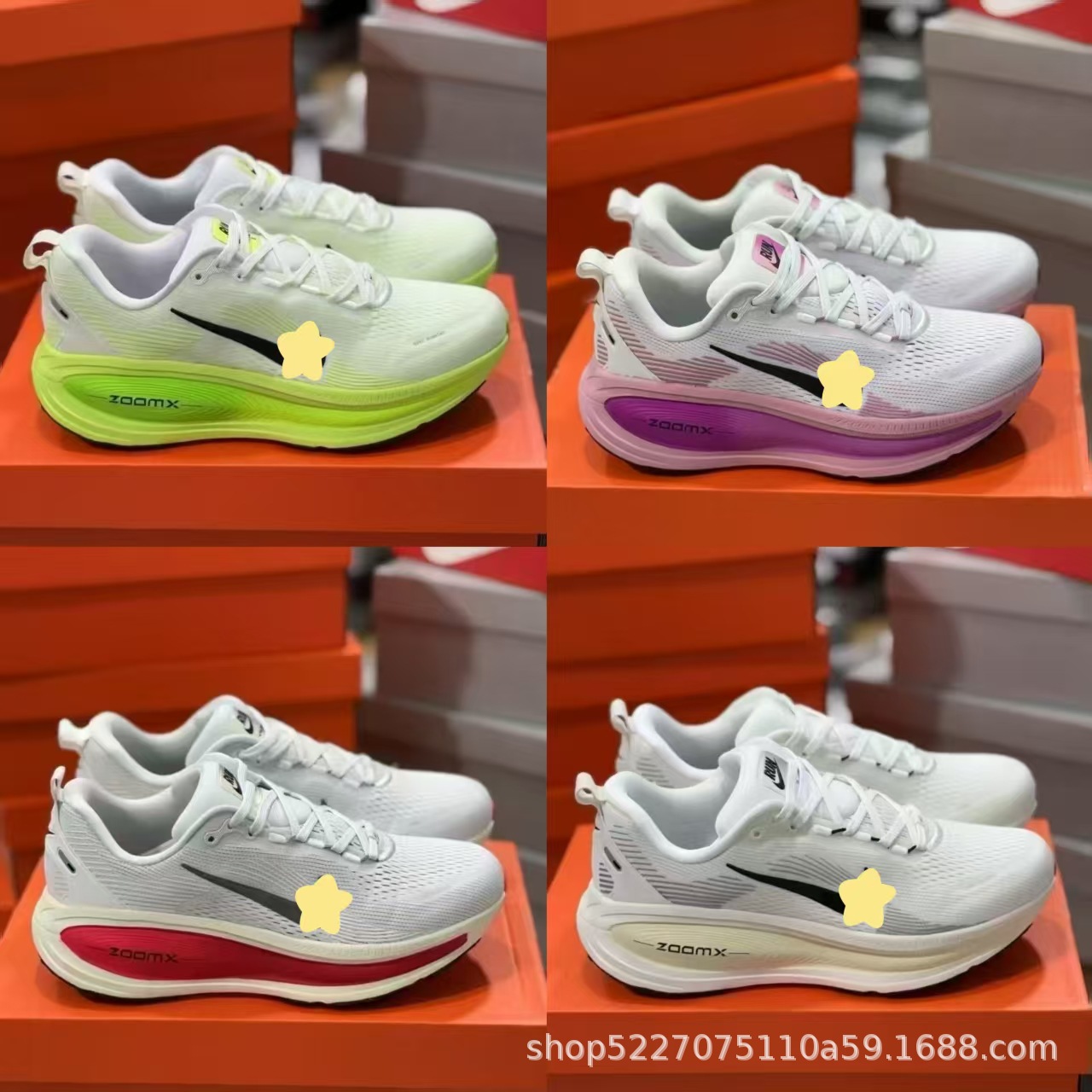Transfronterizo Putian luna V18 Zoom Vomero nuevo amortiguador de comercio exterior puro cuatro estaciones zapatillas de corrida transpirables