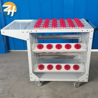 定制五金零件存放刀具车 工厂车间仓库维修带挂板移动手推刀具车