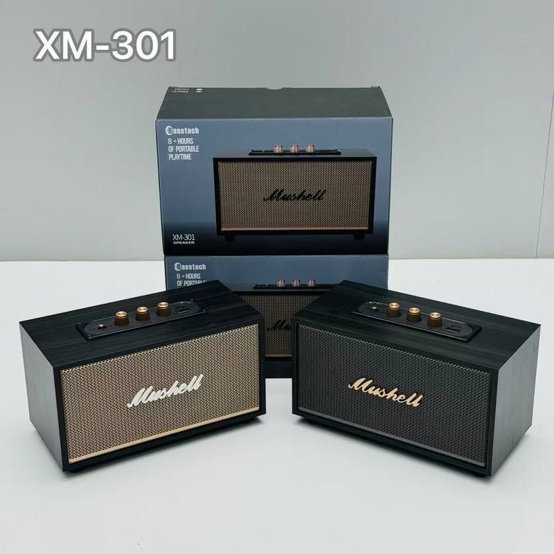 新しい XM301 レトロ Bluetooth オーディオ木製レザー屋外ポータブルサブウーファーポータブル 10 ワット|undefined
