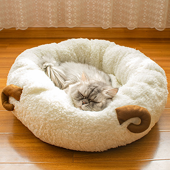 Leyoupai Internet celebridad gato nido ins perrera pequeño perro cerrado sueño profundo nido otoño e invierno cálido gato saco de dormir