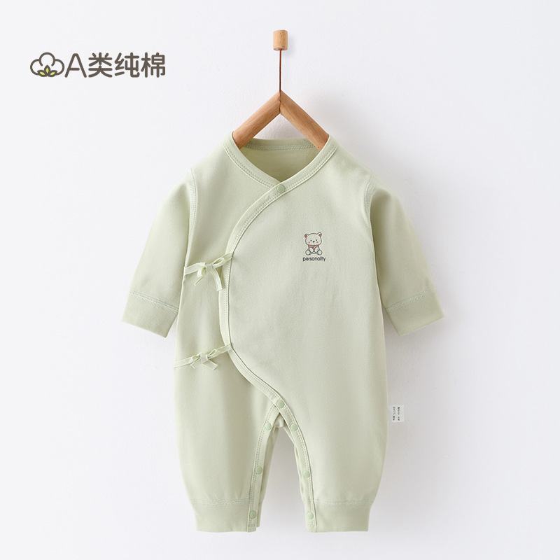 Ropa de bebé de algodón de clase A Ropa de bebé Anyang Ropa para niños Traje de rastreo Meneses pequeños Traje de otoño para bebés y niños pequeños Traje de una pieza