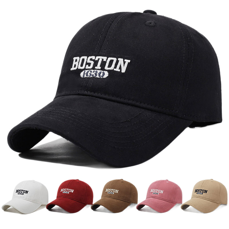 Gorra de béisbol para mujer estilo coreano con bordado_voghion.com