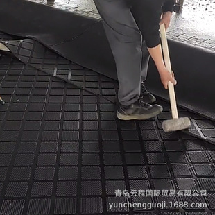 17-25mm thick non-slip rubber mat for dairy farms with a width of less than two meters, the length is not limited, can be produced as needed