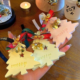 Cross-border Foreign Trade Christmas Aromatherapy Pendant Gypsum Aromatherapy Christmas Tree Candle Christmas Gift Car Aromatherapy Pendant