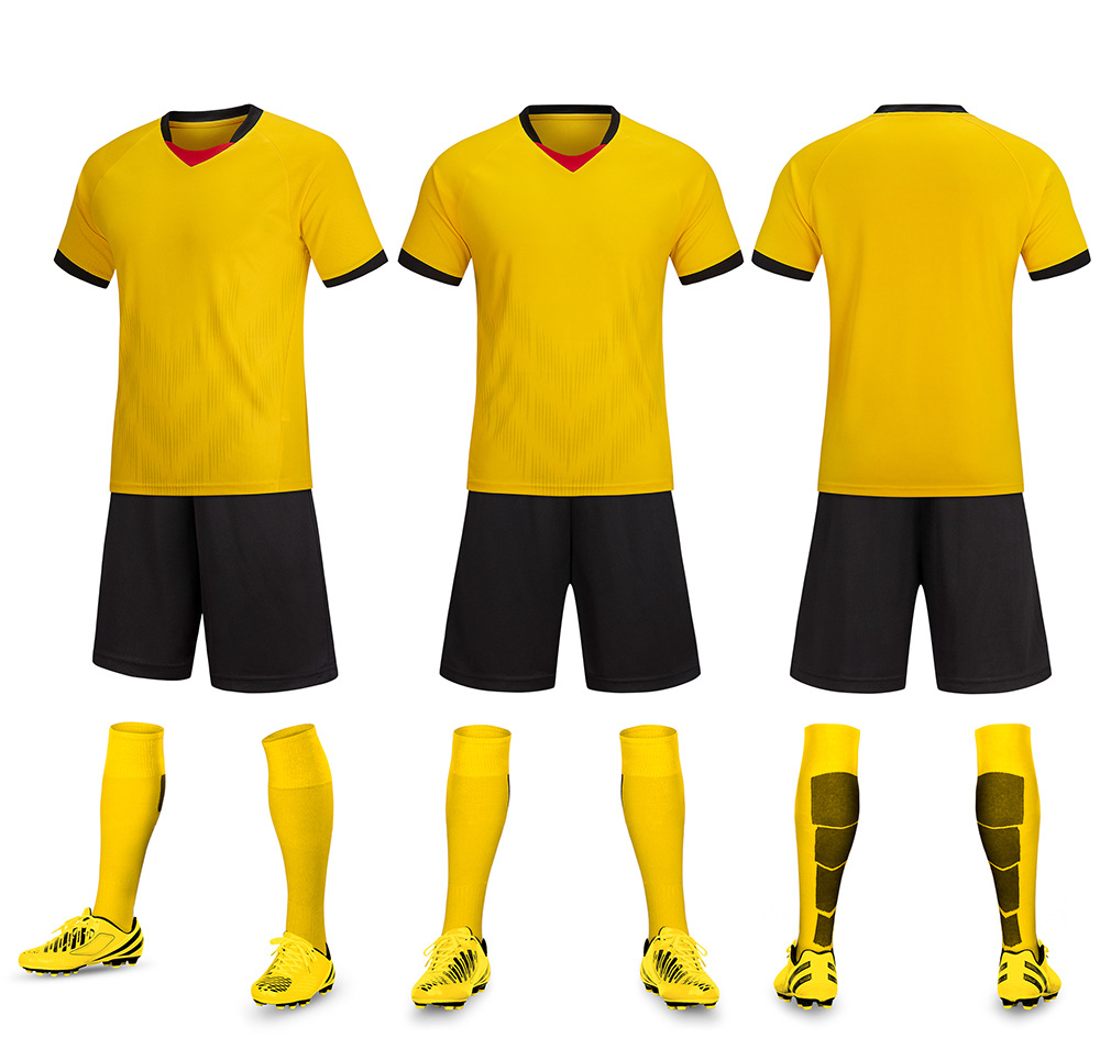 Echipament de fotbal respirabil și uscat, cu numere imprimate pe echipă, absorbție a umezelii și a transpirației, pentru antrenament de meci_voghion.com
