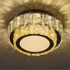 入戸水晶通路現代シンプル廊下玄関バルコニーled天井灯円形フードの間照明器具卸売り