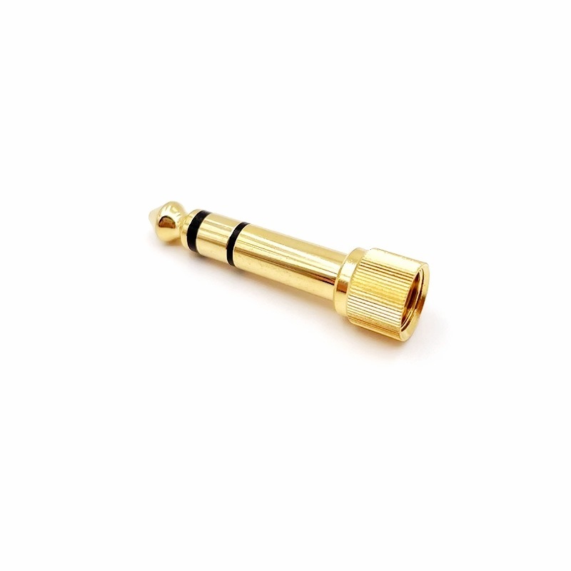 6.3mm Stereo To 3.5mm Locking Audio Adapter, Locking Converter, 6.5mm...