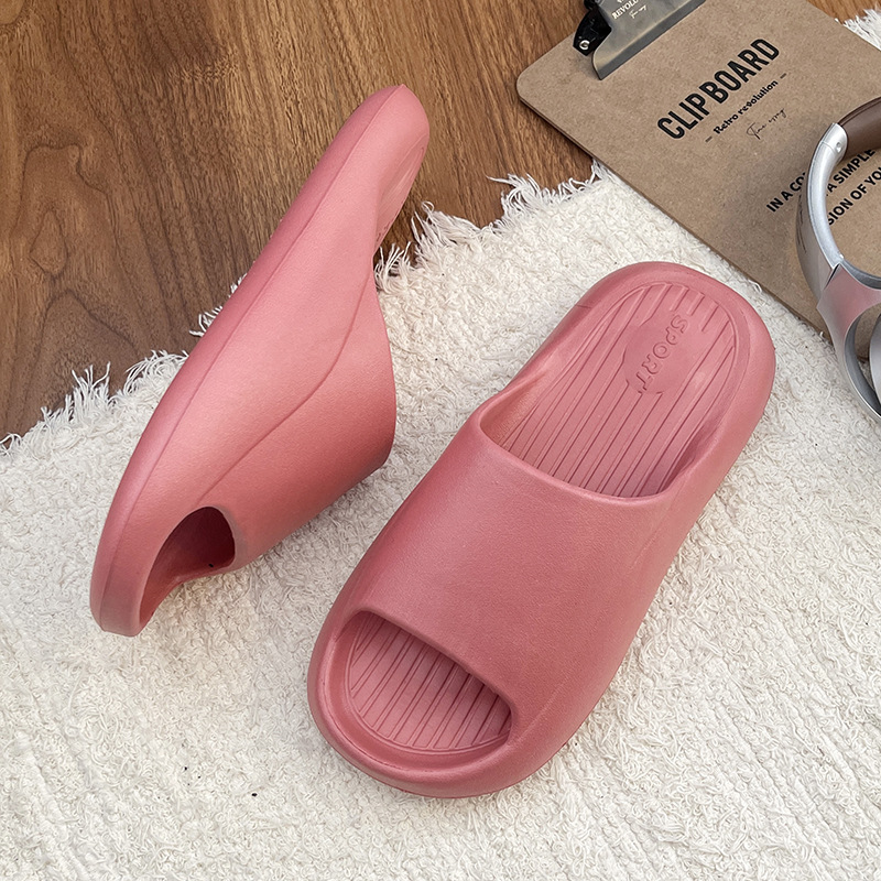 Slippers Non-Slip Indoor Home Use For Men And Women Summer Couples Slippers Feels Like Walking On Poop For Bathroom Shower_voghion.com