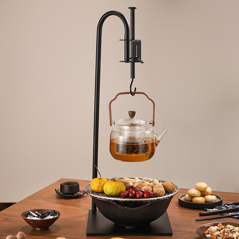 Cocina de té del hogar gancho libre vintage viejo barro de roca eléctrica estufa de cerámica arte del té gancho Kung Fu juego de té accesorios gancho vertical