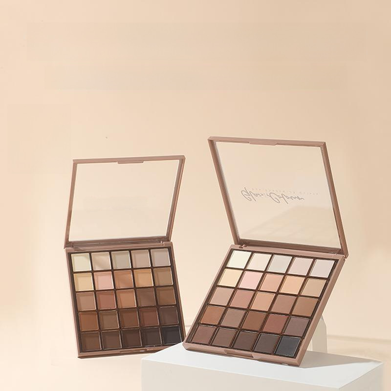 Magic color 25 color eye shadow plate smooth easy to color Pearl matte bright powder glitter earth color eye shadow wholesale