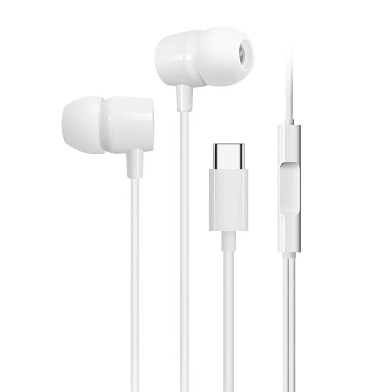 3.5円穴有線イヤホンtype-c半入耳式ハイビジョン通話携帯電話マイク付きイヤホン工場卸売り|undefined
