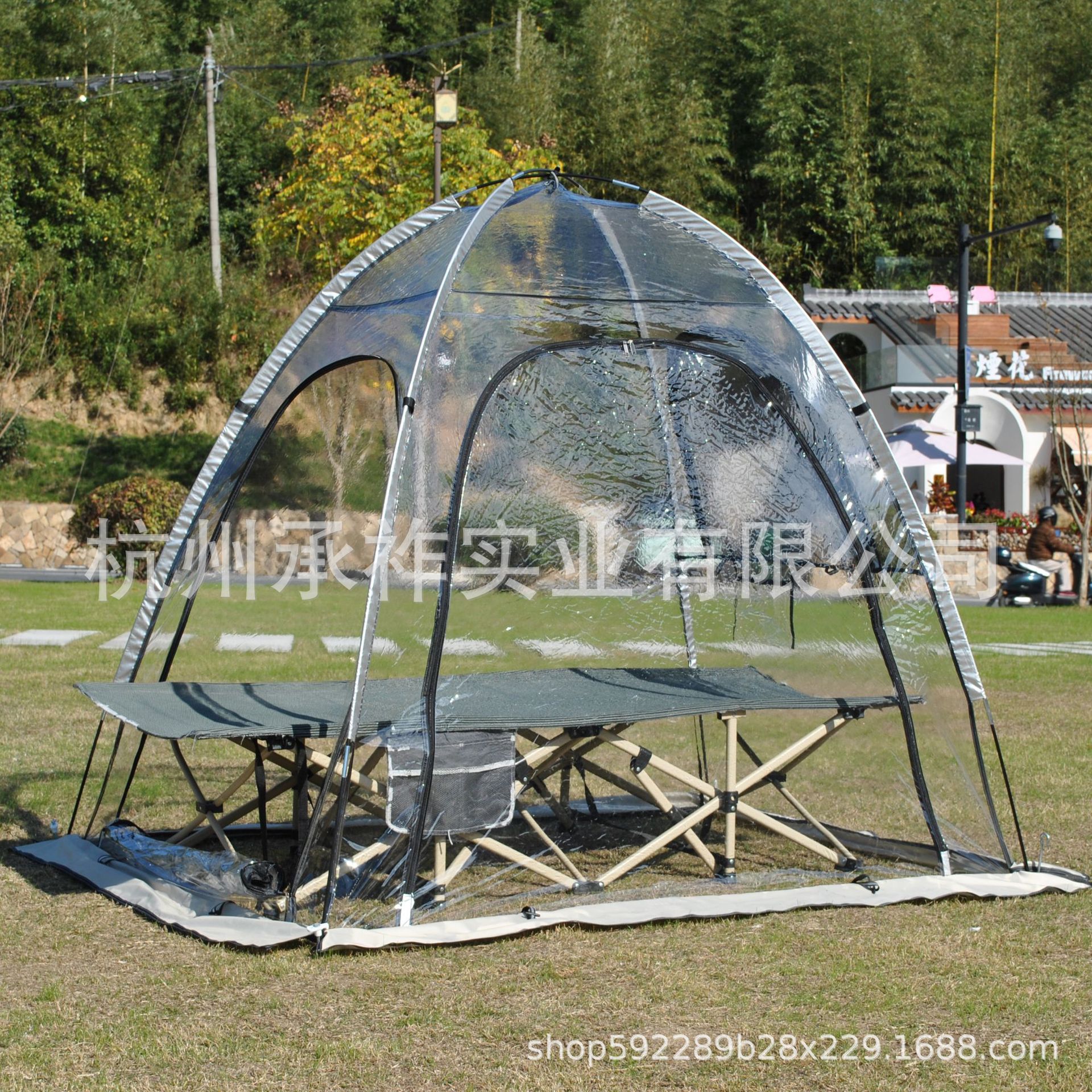 Fully Transparent Tent, 720-Degree Clear View Viewing Tent, Winter Cold-Proof and Warm Tent, Sun Tent