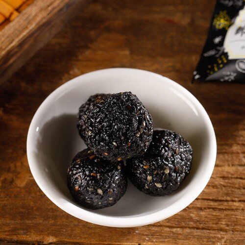 Nine Steamed, Nine Sun-dried Black Sesame Balls Pure Handmade Box Packaging Traditional Craft Honey Huang Jing Fasting Source Wholesale