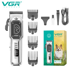 VGR201新款跨境理发器宠物专用剃毛器电推剪专业猫咪狗狗电动推子
