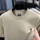 High-end men's T-shirt summer half sleeve clothes men's short sleeve men's high-end casual embroidery boys bottoming shirt wholesale