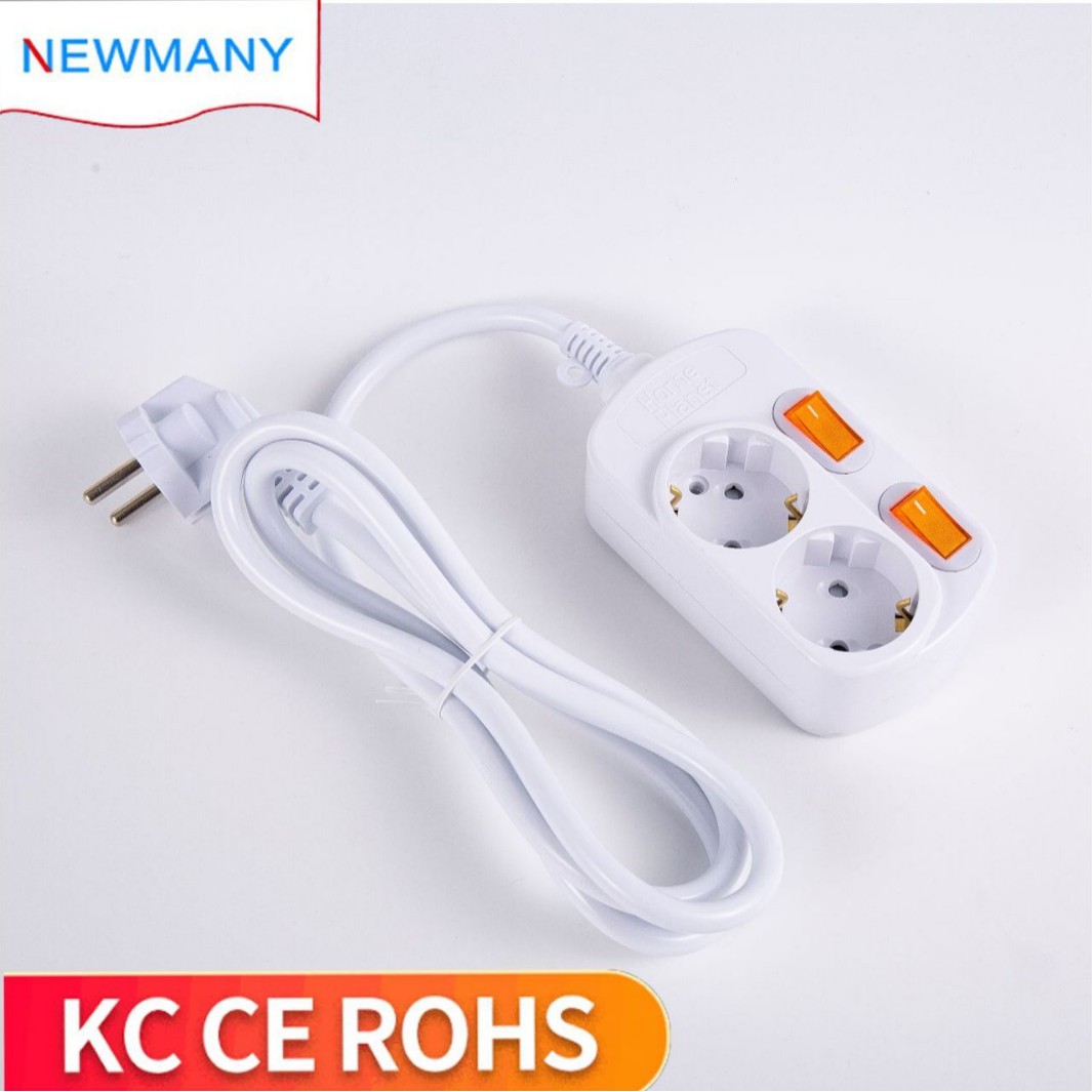 KC CE ROHS认证欧规排插 韩国德国插座  德式插线板XWL-GD2