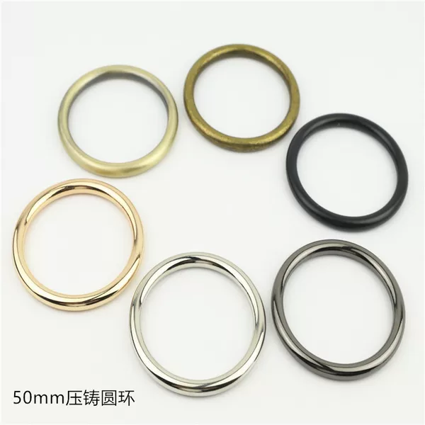 Luggage Hardware Accessories, Die-Cast Round Rings, Seamless Round Rings, Connecting Buckles, Seamless Circular Lifting Rings, Inner Diameter 5cm