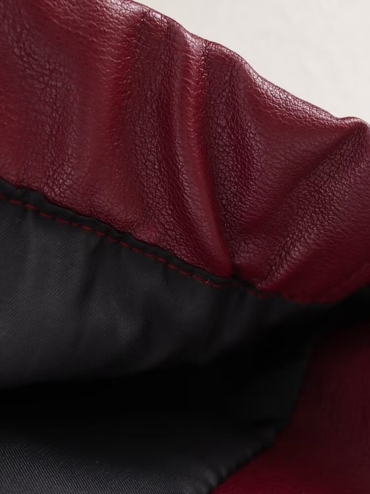 Roupas femininas temperamento moda personalidade internet celebridade estilo jaqueta de couro de duas cores_voghion.com