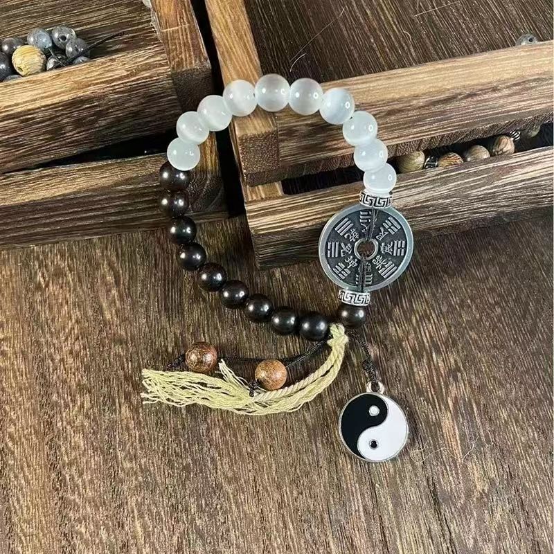 [Wuji] Twin Taiji Mountain Ghost Spending Money on Handstrings for Young People's New Chinese Hand Rope Woven Bracelet