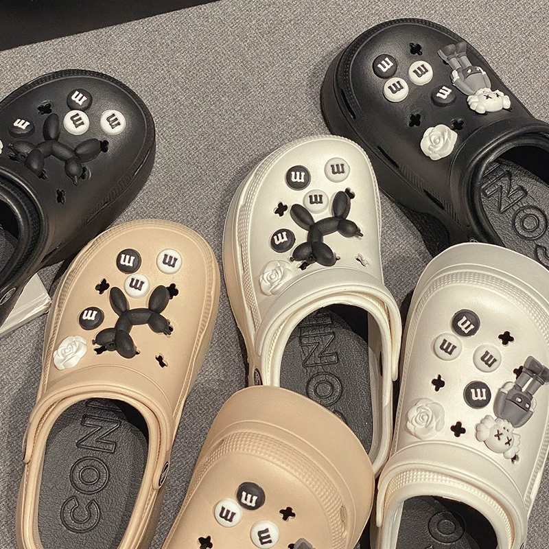 Садовая обувь для кексов Летняя мода носить сандалии на высоком каблуке