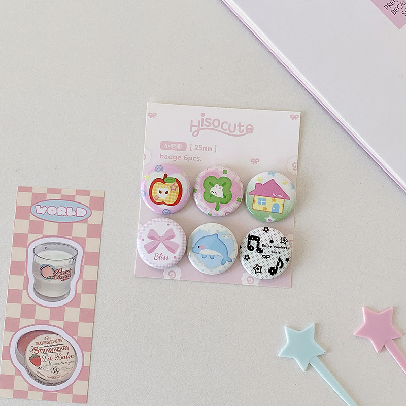 オリジナル漫画かわいい小さなバジ高価値韓国バッグ衣類装飾ピンバッジ DIY ハンドブック装飾|undefined
