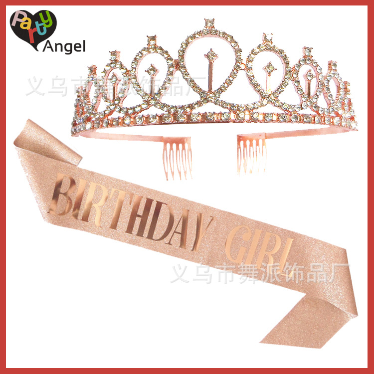 Happy birthday birthday girl birthday crown