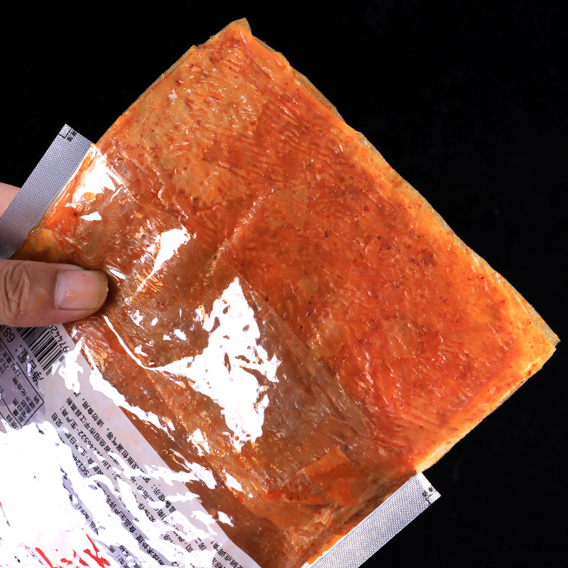 Hunan Big Spicy Bean Skin Snack, Traditional Spicy Glass Noodles, Nostalgic Snack for the 80s and 90s, Spicy Leisure Food