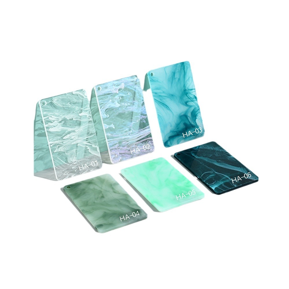 幻彩烟雾亚克力板 白色拉丝树脂板 立牌钥匙扣特殊亚克力板材批发