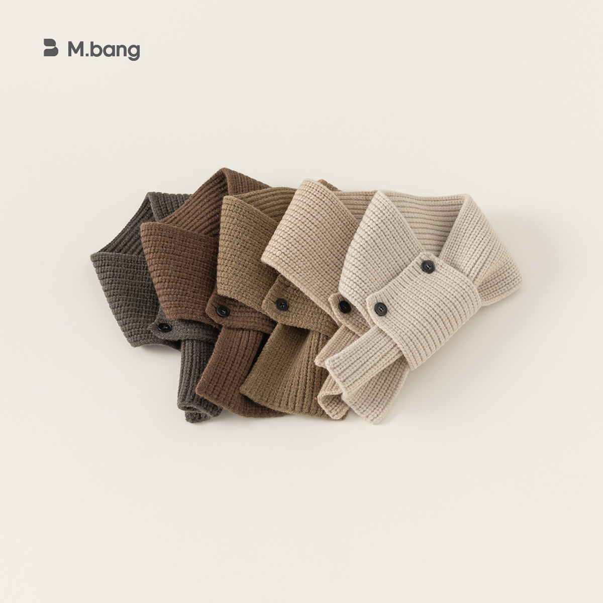 Otoño y invierno nuevo bufandas para niños varones bebés collar botones de invierno niñas hooded bufandas de punto caliente