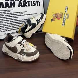 艾尼狗品牌童鞋2024新款二棉男童运动鞋板鞋防滑底片运动鞋批发