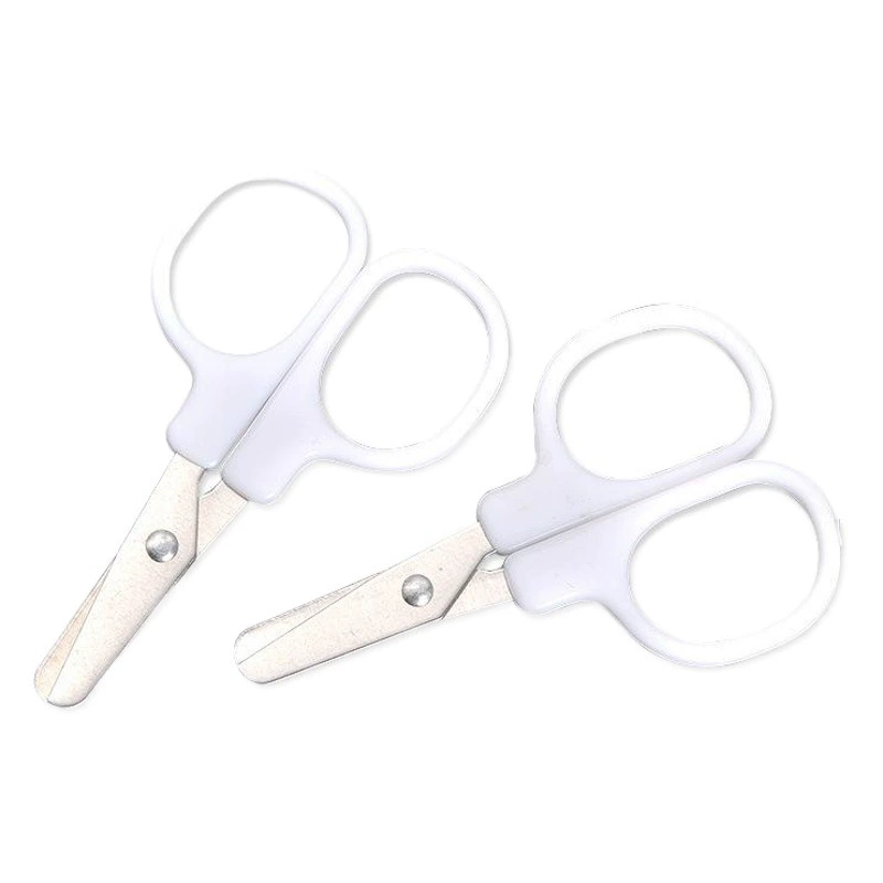 Завод в наличии поставка швейный набор из нержавеющей стали маленькие ножницы с белой нитью бытовые из нержавеющей стали новые пластиковые ножницы