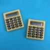 Mini small square calculator simple yellow