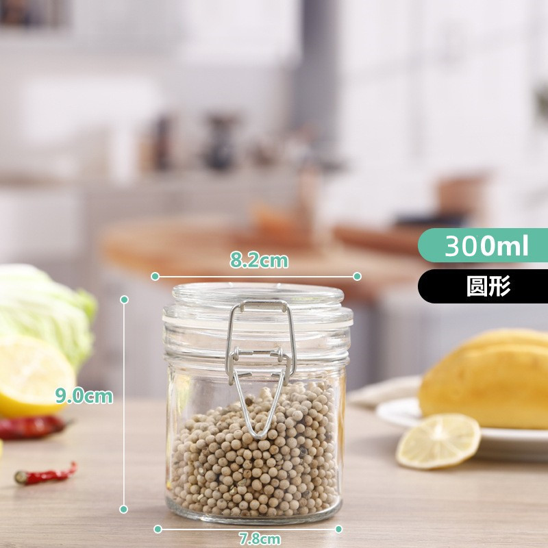 300ML 라운드; 투명