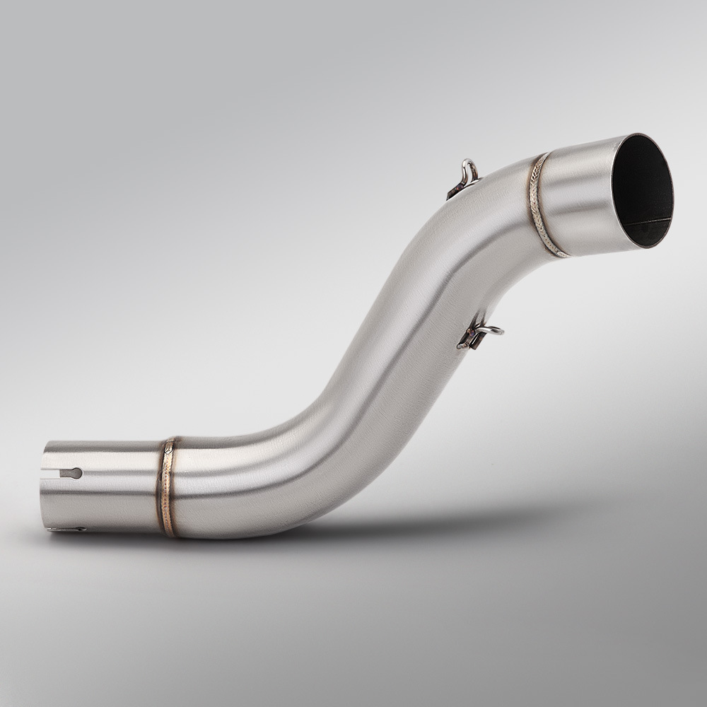 Chunfeng 700Mt Stainless Steel Mid-Section Hexagonal Dual-Hole Exhaust Pipe Set Motorcycle Modification