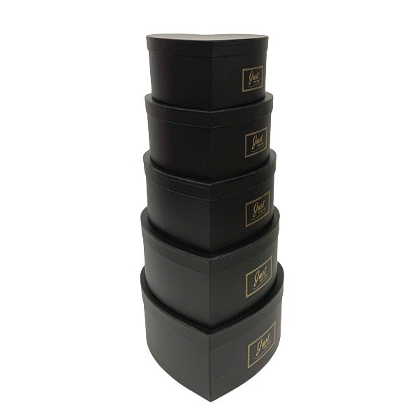 奥力派 单色 心形套五  伴手礼盒   礼物盒  鲜花盒