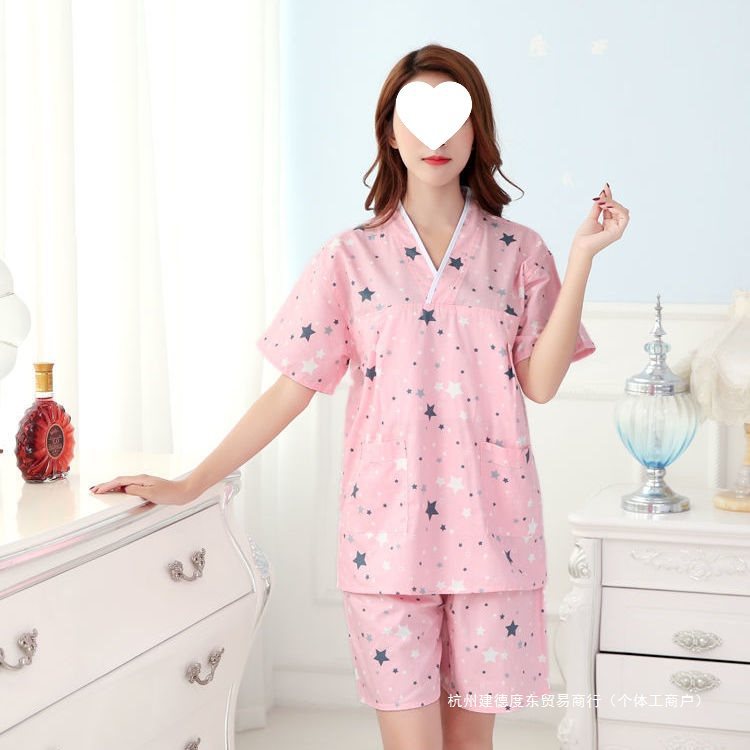 귀여운 면화 애호가의 남녀 한국어 버전 사우나 옷 목욕 발 마사지 옷 도매 목욕