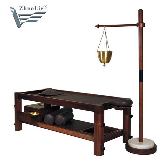 공장 직접 판매 Zhuolue Ayurveda 인도 에센셜 오일 침대 다기능 미용 마사지 침대 08D01