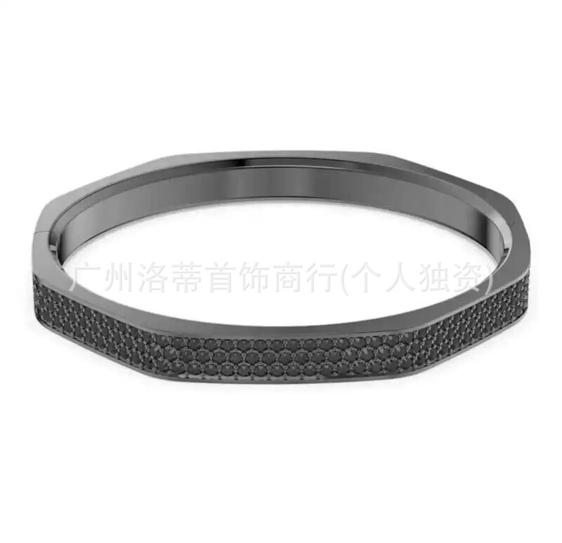 施家高版本恶魔之眼手镯采用施华洛元素世奇灵动方糖天鹅手链女环|undefined