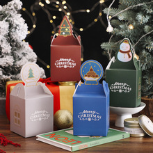 圣诞节苹果盒平安夜苹果盒卡通动物平安果包装礼品盒空纸盒圣诞盒