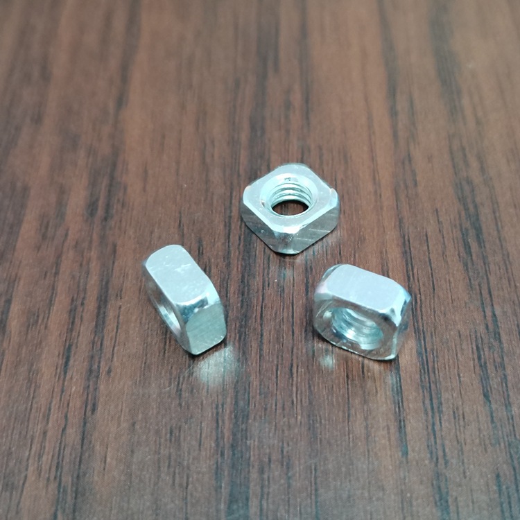 8*14四方螺母 6*10*10 铝材镀锌固定块 锁紧螺母 8*12方形铁螺帽